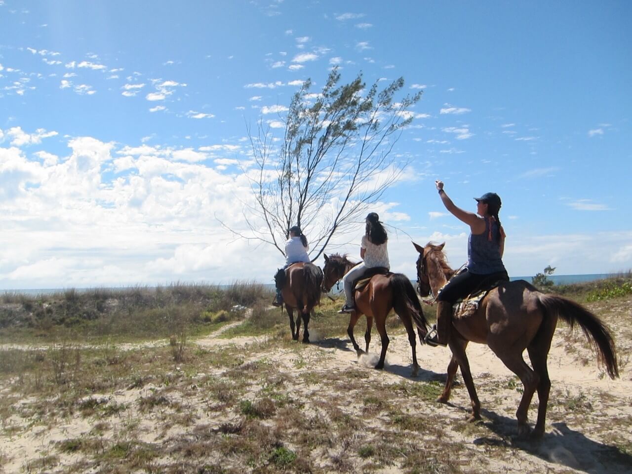 Cavalgada na região de Ibiraquera