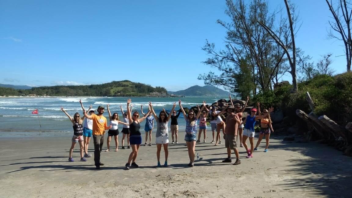Trilha entre Praia do Ouvidor e Praia do Rosa
