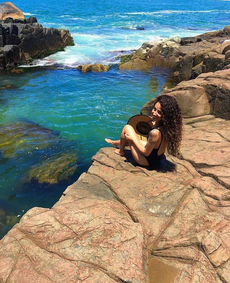 Piscina Natural na Praia do Rosa